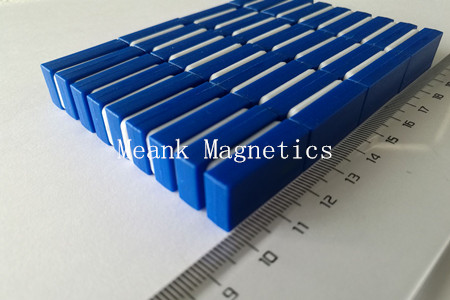 25.4x12.7x6.35mm in plastica colorata rivestita in plastica rettangolare blocchi magneti neodimio