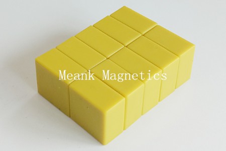 plasticamente rivestiti blocchi magnetici a neodimio quadrato